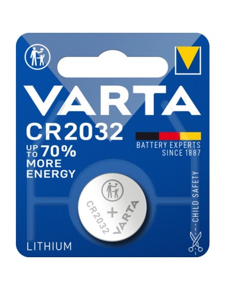 Pila de botón CR-2032 Litio 3V