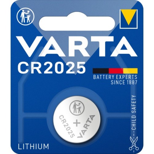 Pila de botón CR-2025 Litio 3V 170mAh