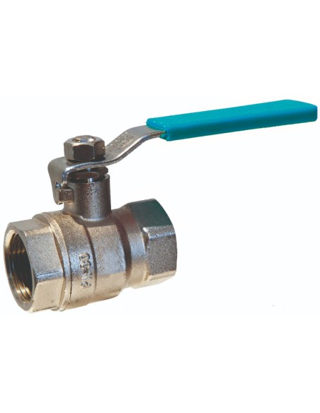 Válvula esfera PN30 M-200 3/4" inoxidable maneta azul