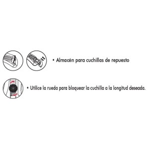Cutter simple con tornillo de bloqueo 18mm 2