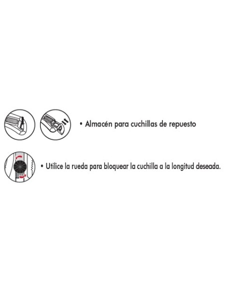 Cutter simple con tornillo de bloqueo 18mm