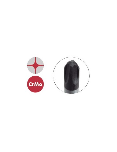 Destornillador profesional CrMo PH3x150
