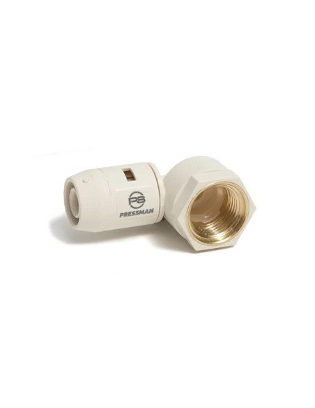 Codo entronque H PushFIT 16 mm x 1/2"
