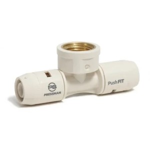 Te H PushFIT 16 mm x 1/2" x 16 mm