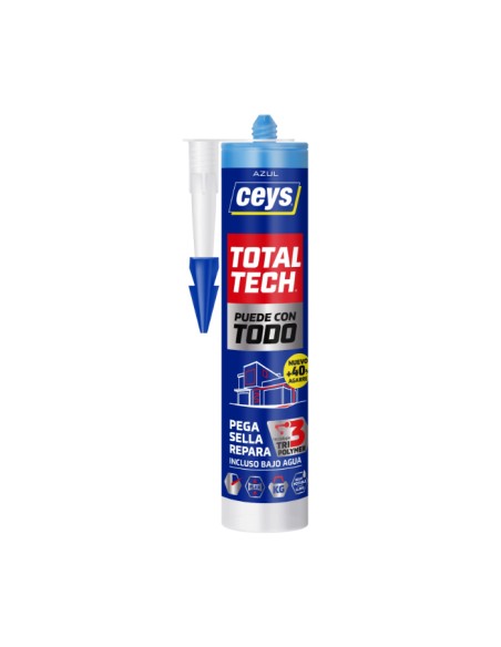 Adhesivo sellador Total Tech color azul cartucho 290ml