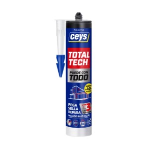 Adhesivo sellador Total Tech color negro cartucho 290ml