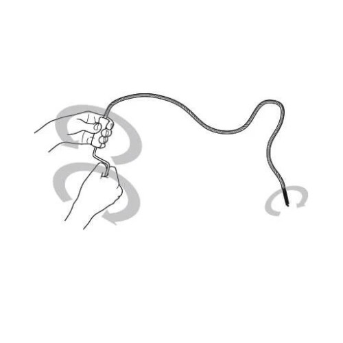 Desatascador manual manivela 5 m - ø7 mm