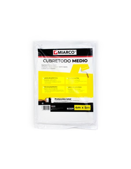 Plástico cubretodo medio 4x5m