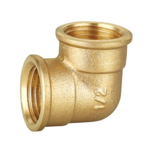 Codo de latón 90º HH 1/2"