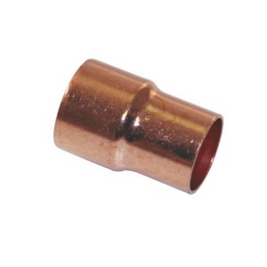 Manguito de reducción de cobre HH 28 x 18 mm