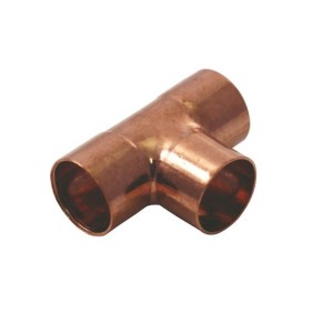 Te de cobre HHH 14 mm