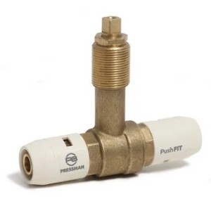 Válvula esfera empotrar con casquillo PushFIT Ø16 mm