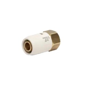 ENTRONQUE H TUERCA LATÓN PUSHFIT H 16 MM X 1/2"