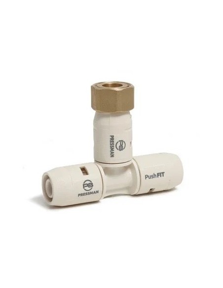 Te entronque tuerca móvil PushFIT H 16 mm x 3/4"