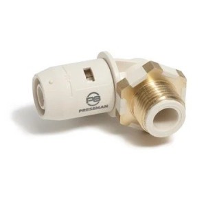 Codo entronque M PushFIT 25 mm x 3/4"