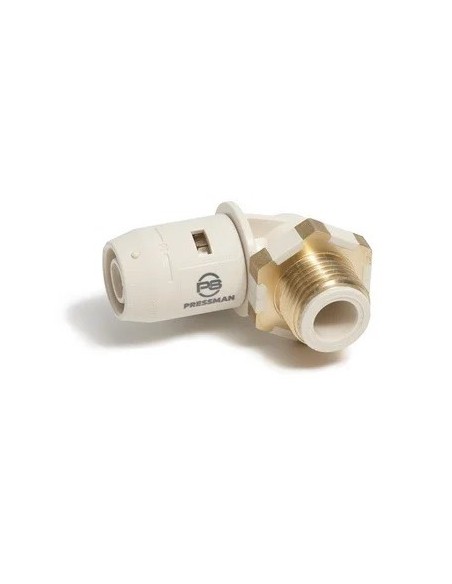 Codo entronque M PushFIT 25 mm x 3/4"