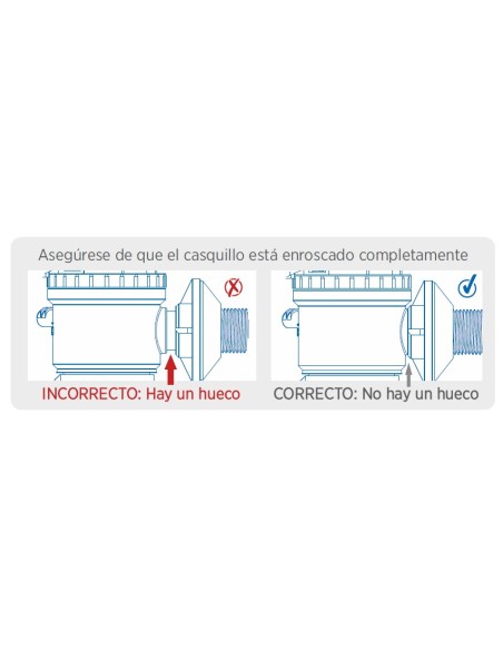 Grifo flotador compacto Duo Servo orientable alimentación lateral o inferior