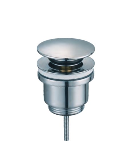 Valvula click-clack latón cromado tapón exterior grande ø63