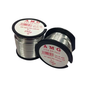 Rollo estaño cobre 3% ø2mm 250 gr