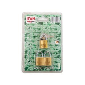 Candado arco normal K20 (pack 3 un.) 2