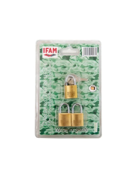 Candado arco normal K20 (pack 3 un.)