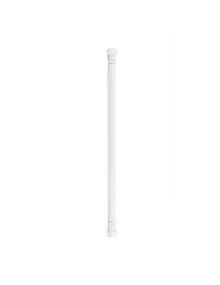 Latiguillo TAQ PREMIUM trenzado blanco racorería blanco mate HH 3/8" 40 cm