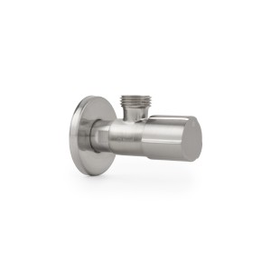 Válvula de escuadra C850 PREMIUM acero macho-macho 1/2" x 3/8"