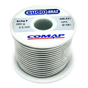 Carrete estaño SnAg3 SUDO 2mm 250gr