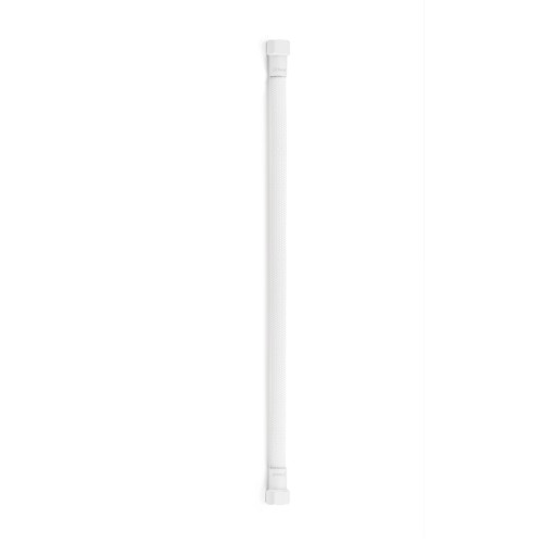 Latiguillo TAQ PREMIUM trenzado blanco racorería blanco mate HH 3/8" 30 cm