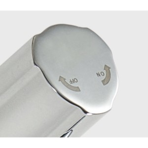Válvula de escuadra C850 PREMIUM cromado macho-macho 1/2" x 3/8" 2