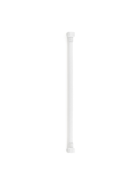 Latiguillo TAQ PREMIUM trenzado blanco racorería blanco mate HH 1/2" 40 cm