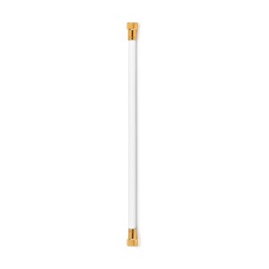 Latiguillo TAQ PREMIUM trenzado blanco racorería oro HH 3/8" 50 cm