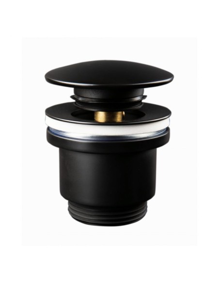 Valvula click-clack latón negro tapón exterior grande ø63