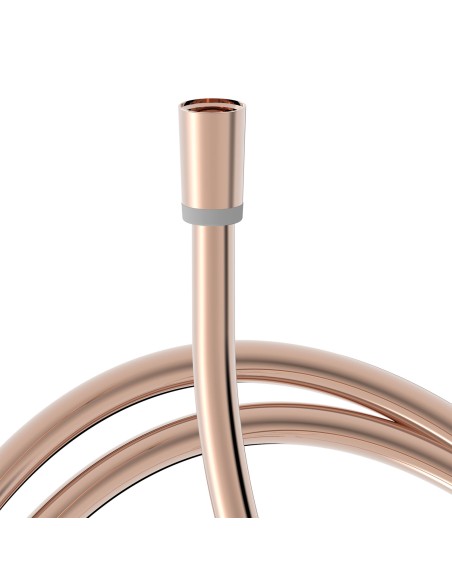 Flexo de ducha satinado acabado oro rosa 1,50m