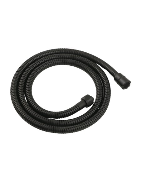 Flexo ducha Premium extensible negro mate 175 cm