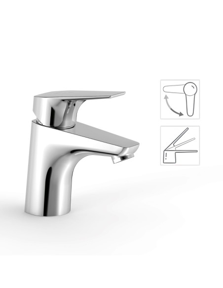 Grifo Canigó-Tres monomando ecoeficiente para lavabo