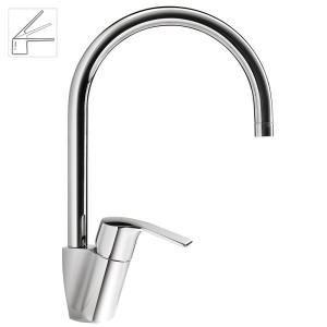 Grifo Essential monomando con Tres-Duo para cocina