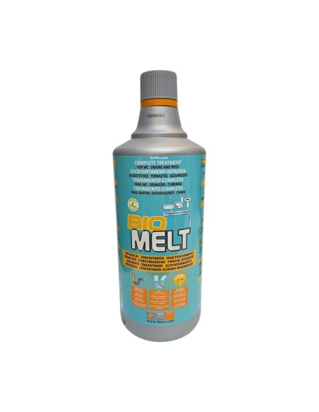 Tratamiento orgánico desagües y tuberías BIO MELT 1L tienda online Iterflex