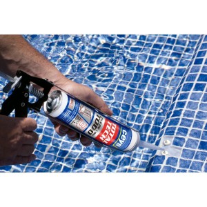 Adhesivo sellador Total Tech color antracita cartucho 290ml 2