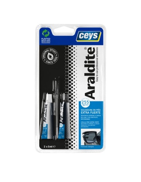 Adhesivo epoxi Araldite extra fuerte 5+5ml