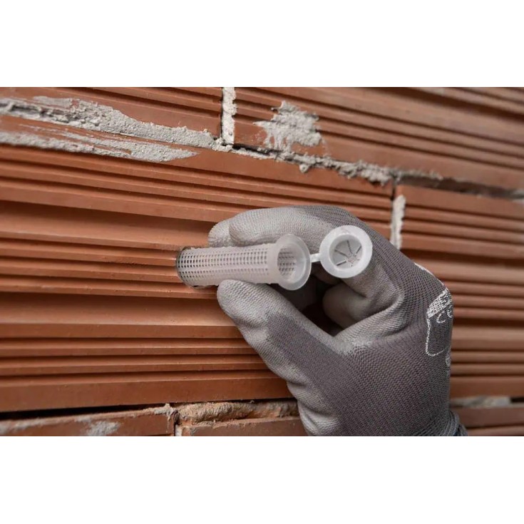 Tamiz plástico para taco químico 12x50 mm (Caja 12 un.)