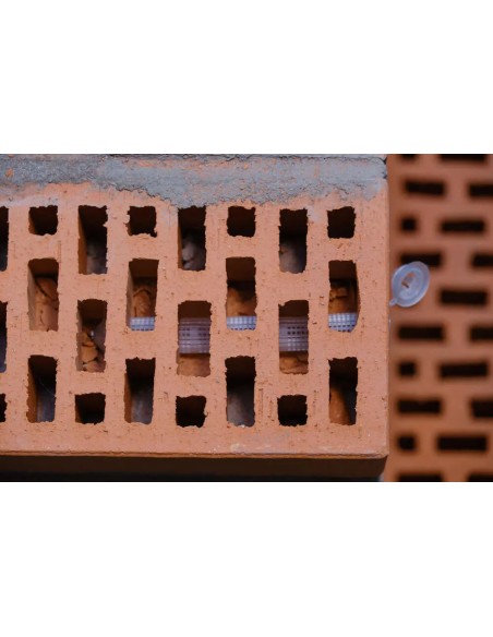 Tamiz plástico para taco químico 12x80 mm (Caja 12 un.)