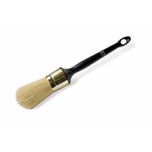 Brocha virola hierro mango negro Nº 18