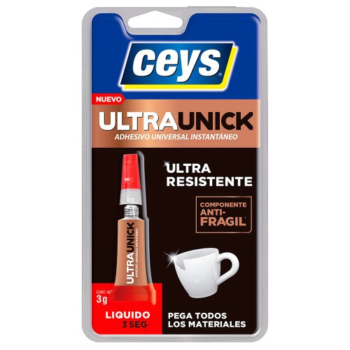 Adhesivo instantáneo líquido Ultraunick 3gr