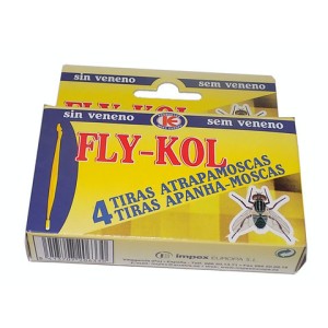 Tiras atrapamoscas Fly-Kol (4 un.)