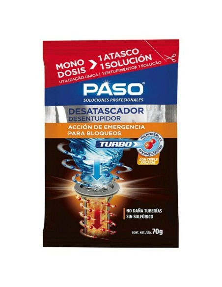 Desatascador turbo en sobre monodosis