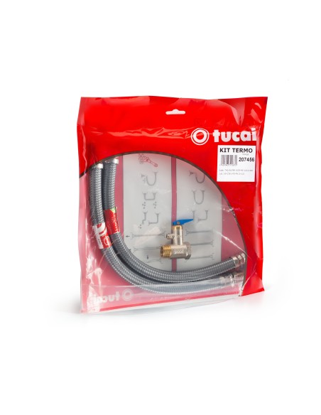 Kit termo C361 PN10 1/2" + 2 latiguillos Super ACB 1/2" 40cm