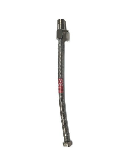 Latiguillo con llave M 1/2" H 3/8" 30cm
