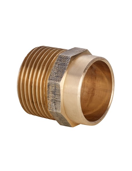 Adaptador de latón HM 15 mm x 1/2"