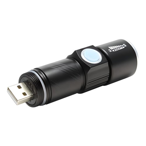 Lampara linterna led de bolsillo 3W USB Karpatools - Suministros
